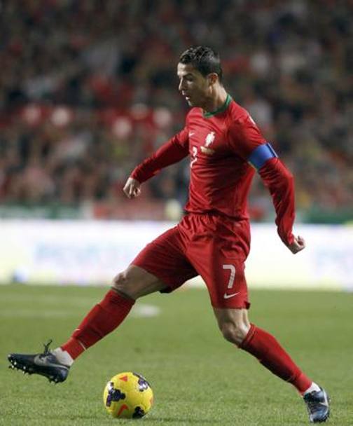 Cristiano Ronaldo, 26 anni, grande protagonista del match.